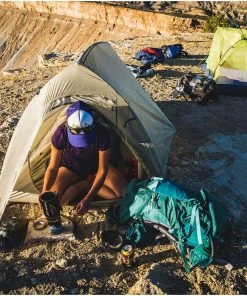 Big Agnes Fly Creek HV UL1 -Big Agnes Outdoor Store FLYCREEKHVUL1 OliveGreen 099