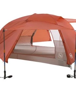 Big Agnes Copper Spur HV UL2 16 Big Agnes Copper Spur HV UL2 -Big Agnes Outdoor Store THVCS220 Orange AwningUp 004