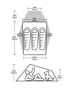 Big Agnes Seedhouse SL3 -Big Agnes Outdoor Store TSHSL319 FPHH 004