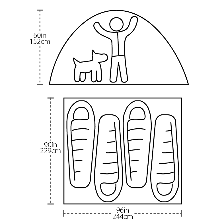 Big Agnes Rabbit Ears 4 Package: Includes Tent and Footprint -Big Agnes Outdoor Store I3rwxTQp7F435aehjqVq 01MnEc4cAQFKBpfgNH WTj YH8R