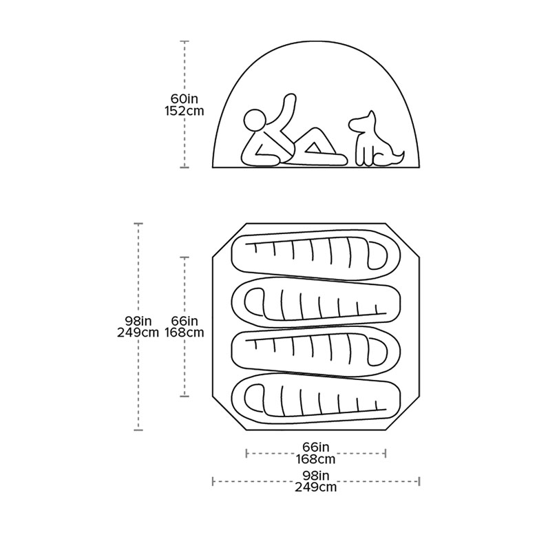 Big Agnes Guard Station 4 Accessory Body -Big Agnes Outdoor Store